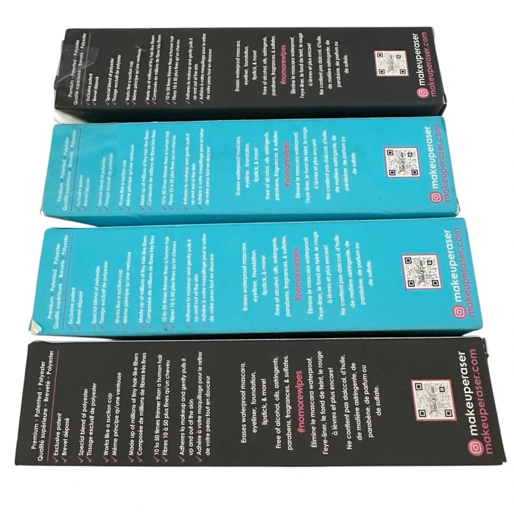 The Original MakeUp Eraser (4)9.5 in – Reusable‎ eco-friendly makeup